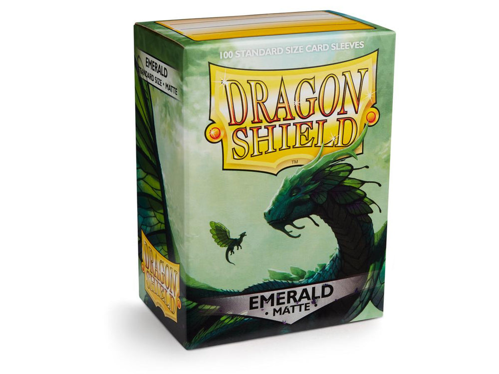 dragon shield matte sleeves emerald rayalda 100 count