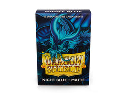 Dragon Shield Matte Sleeve - Night Blue ‘Delphion’ 60ct