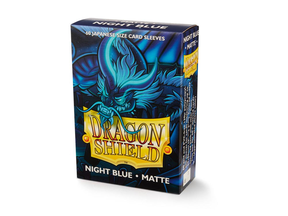 Dragon Shield Matte Sleeve - Night Blue ‘Delphion’ 60ct