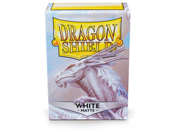 dragon shield matte sleeves white bounteous 100 count