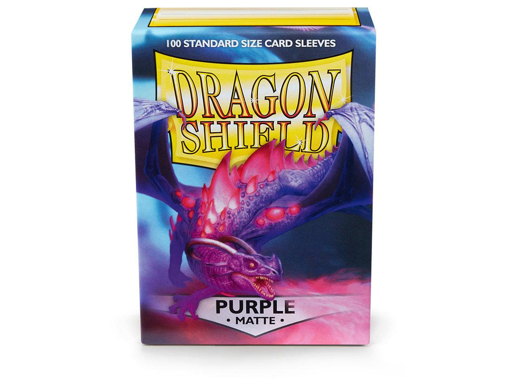 dragon shield matte sleeves purple miasma 100 count