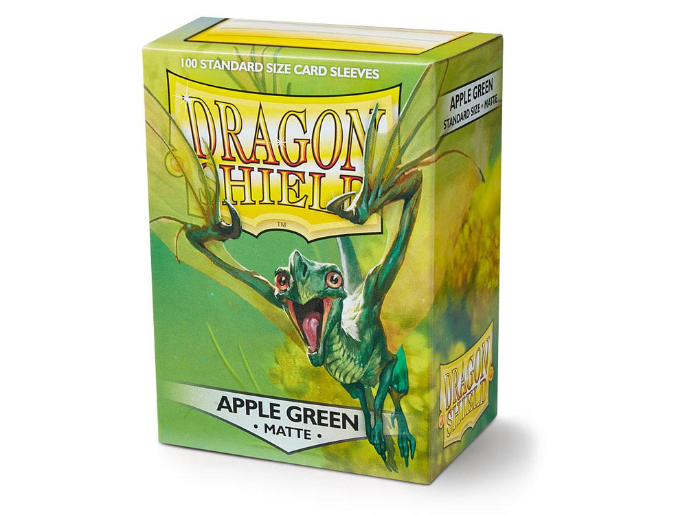 dragon shield matte sleeve apple green eliban 100 count