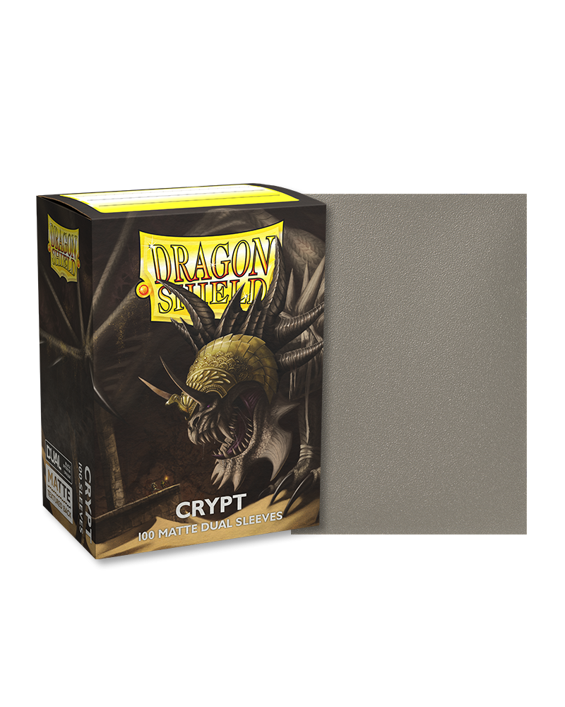 dragon shield matte dual sleeves crypt 100 count