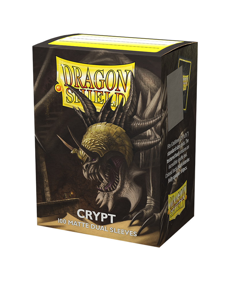 dragon shield matte dual sleeves crypt 100 count