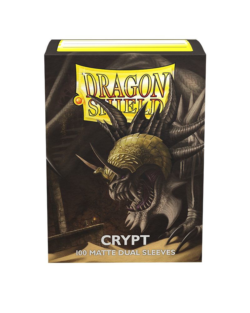 dragon shield matte dual sleeves crypt 100 count