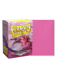 dragon shield matte sleeves pink diamond 100 count