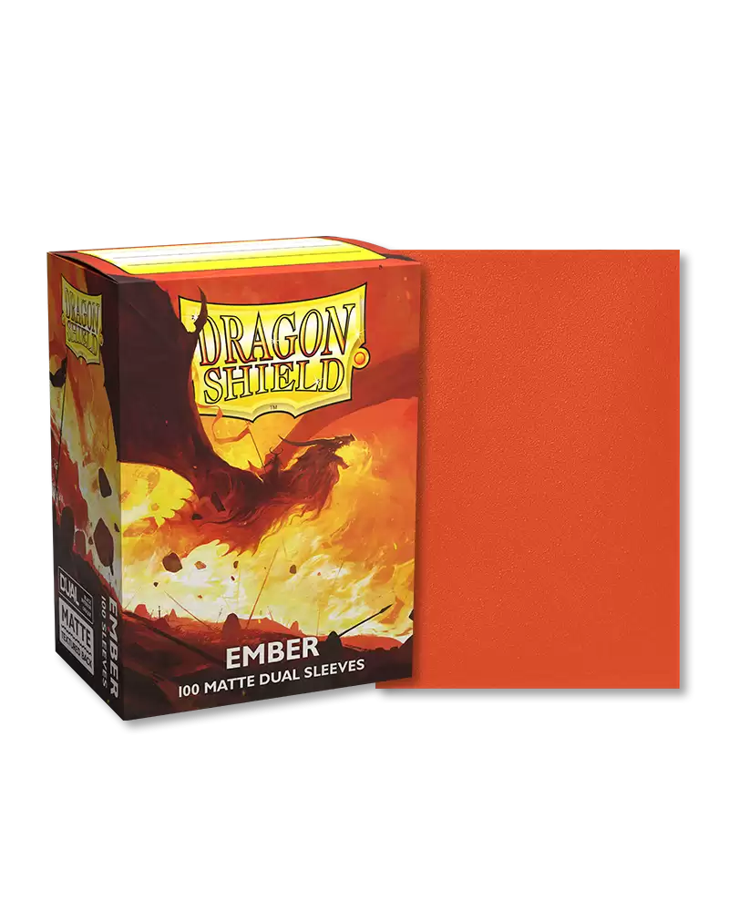 Dragon Shield Matte Sleeve - Ember 100ct