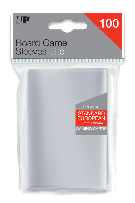 Ultra PRO: Board Game 100ct Sleeves - Lite (Standard European / 59mm X 92mm)