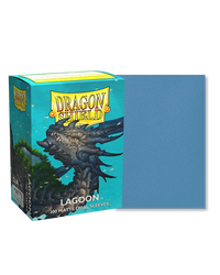 dragon shield matte dual shield sleeves lagoon 100 count