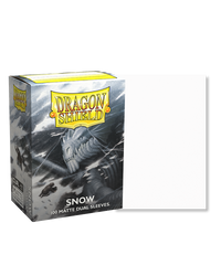 dragon shield matte dual sleeves snow 100 count